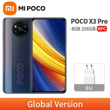 Global Version POCO X3 Pro NFC 8GB RAM 256GB ROM Snapdragon 860 Octa Core 120Hz Refresh Rate 5160mAh 33W Fast Charge Cellphone