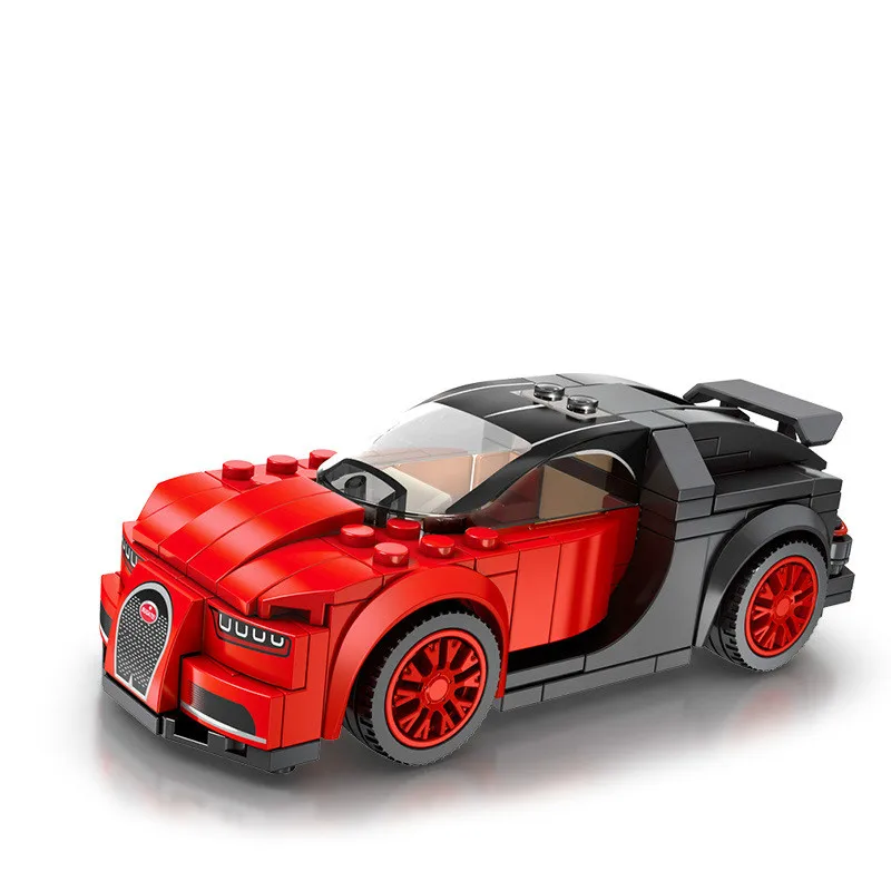 Супер автомобиль строительные блоки комплект кирпичи классическая модель