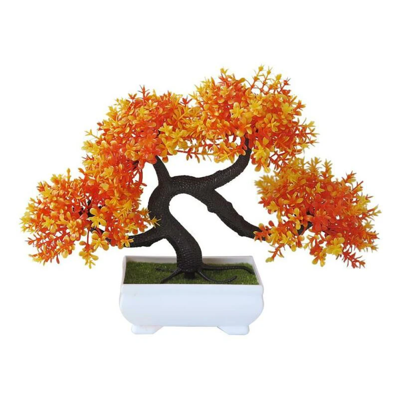 Fake Artificial Plants Bonsai Potted Plant Mini Simulation Pine Tree Decoration