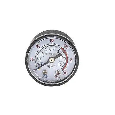

Air Compressor Fittings 10mm Dia Thread 12 Bar Pressure Tester Gauge