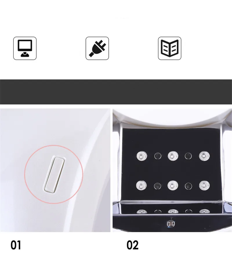 SUNX5 Mini 120W 15 Led уф лампа для ногтей-отверждение светолечение для маникюра таймер портативный маникюрный Маникюр 110-240V