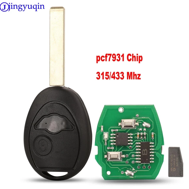 Jingyuqin 315/433 Mhz 2 Tasten Remote Key Fob Controller Für Bmw