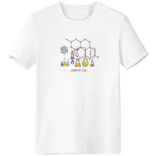 Chemical Reaction Tool Chemistry Crew Neck White T-shirt Short Sleeve Comfort Sports T-shirts Gift