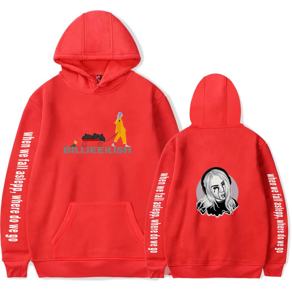 Новая Толстовка Billie Eilish, женская и Мужская Повседневная Толстовка, 2d-теплый популярный детский Модный пуловер в стиле знаменитостей розового и белого цветов