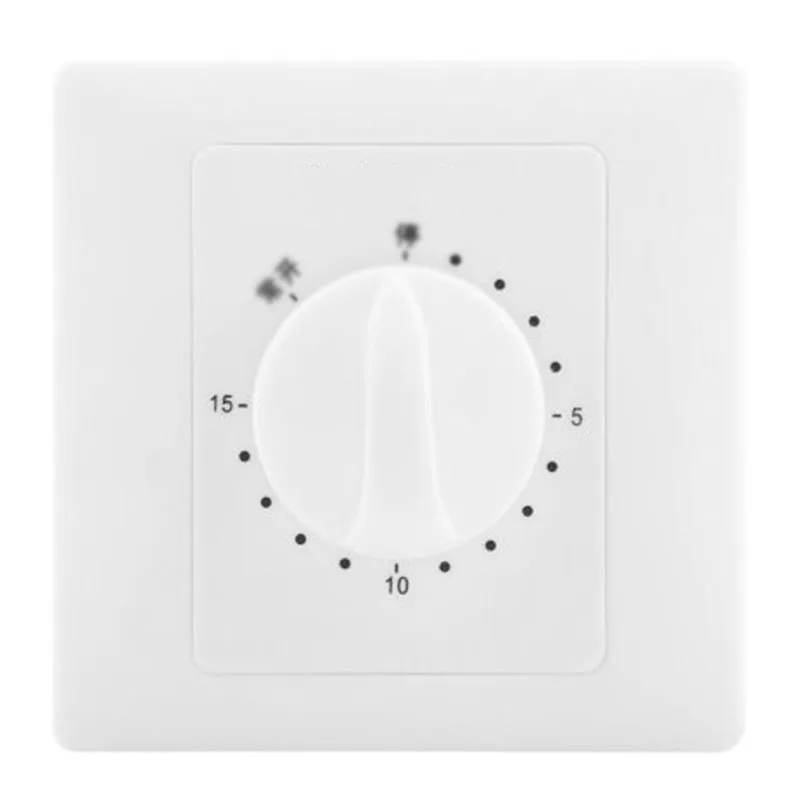 

1pc Mechanical Timer 2000W Panel Indoor 15min/30min/60min/120min Water Pump Switch Control