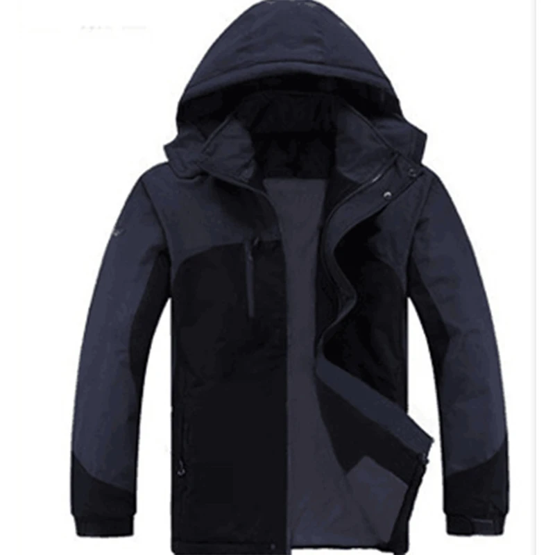 ZYNNEVA уличная зимняя куртка с подогревом для мужчин и женщин, электрическая теплая Плотная хлопковая ветровка, большой размер, водонепроницаемое пальто GK2120 - Цвет: Black(men)