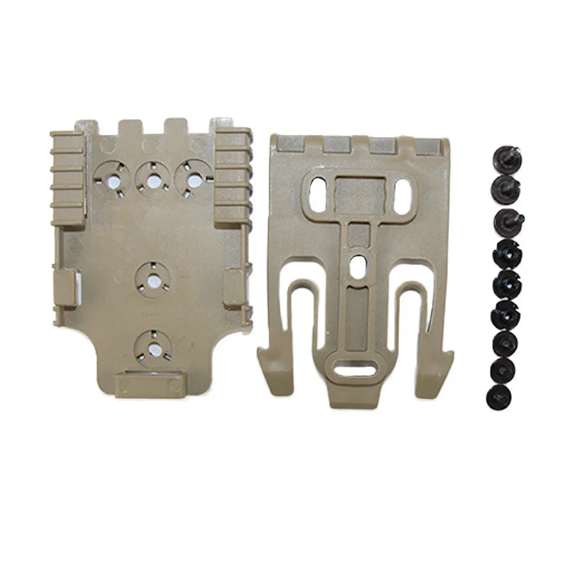 Sand adapter Тактический адаптер кобуры платформа для Glock 17 Colt 1911 Beretta страйкбол пистолет QLS Система быстрой блокировки набор охотничьих аксессуаров - Цвет: Sand adapter