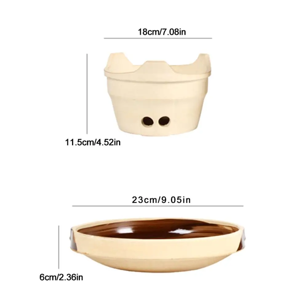 Угольная печь портативная наружная походная огнеупорная глина гриль печь чайный набор для подогрева ветра высокотемпературная печь глина горячий горшок
