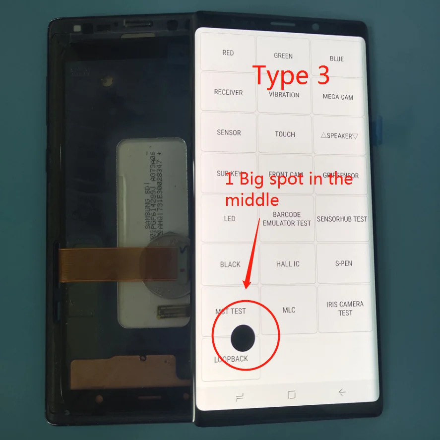Dead spot lcd для samsung Galaxy Note9 Note 9 lcd дисплей N960F N960D N960DS кодирующий преобразователь сенсорного экрана в сборе без рамки
