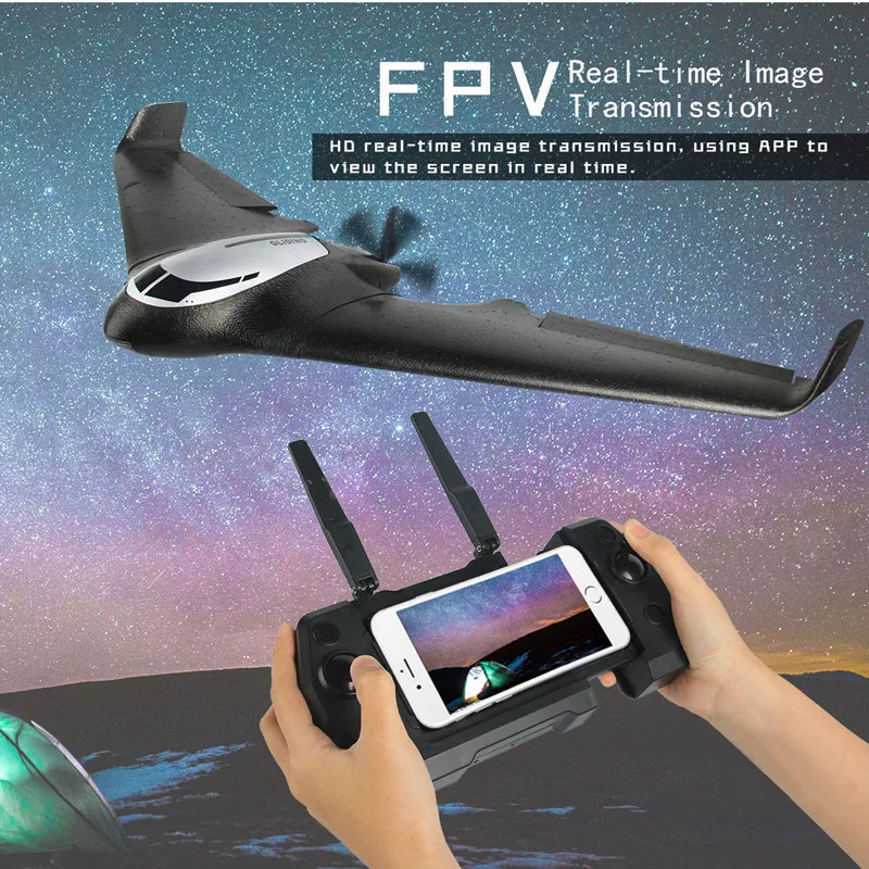 

Super Large GPS Positioning Brushless Remote Control Glider WiFi Image Return Fixed-Wing B2 Stealth Bomber 525