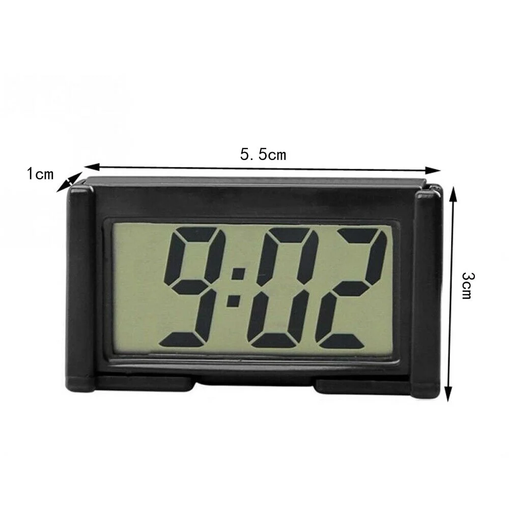 Small Self-adhesive Car Desk Clock 