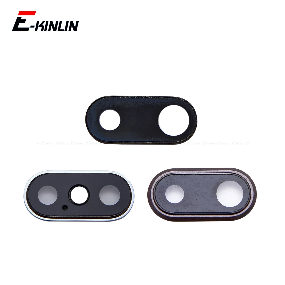 

High Quality Rear Back Camera Lens Ring Bezel Frame Clip Cover Holder For iPhone X 7 8 Plus Replacement Parts
