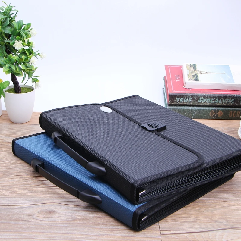 

A4 Business Document Storage Expandable File Folder Office waterproof Briefcase Au13 19 Droship