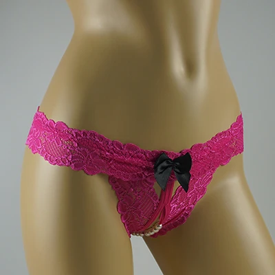 Pink Женские сексуальные трусики, эротические, с вырезами, стринги, Порно кружево, открытая промежность, нижнее белье, трусы, сексуальные стринги, танга, женские сексуальные трусы, трусы женс - Цвет: Pink
