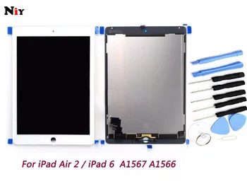 

Suitable for Apple Ipad Air 2 ipad 6 A1567 A1566 new LCD + touch screen component replacement XL
