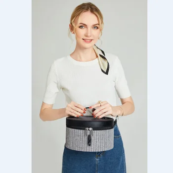 

2020 New Designs Tote Women Cosmetic Bag Canvas Handbag With UV Light Disinfection and Sterizling For Kitchen Use and Makeup.