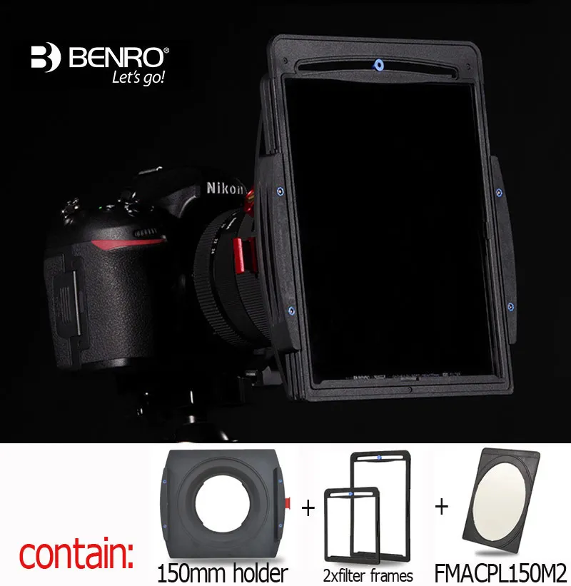 Benro FH150M2S3 держатель фильтра + FMACPL150M2 комплект для Sigma 14 мм f/1 8 DG HSM Art|Фотофильтры