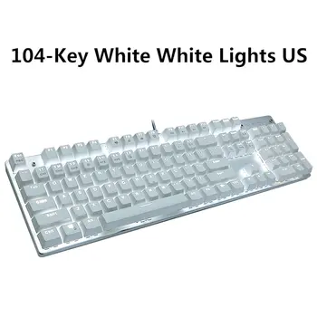 

Mechanical Keyboard 104 keys Switch Gaming Keyboards for Tablet Desktop with LED Adjustable Backlight