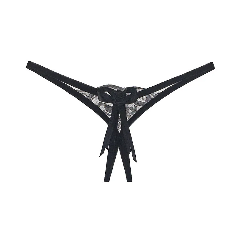 Сексуальное Кружевное эротическое белье, сексуальное ночное белье, прозрачная линсерия Mujer, сексуальная одежда, женское белье для женщин, нижнее белье, сексуальные костюмы - Цвет: Black Thongs