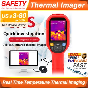 

Thermal Imaging Camera Infrared Thermal Imager 30~45 degrees Thermometer Real Time Projection Temperature UTi165K