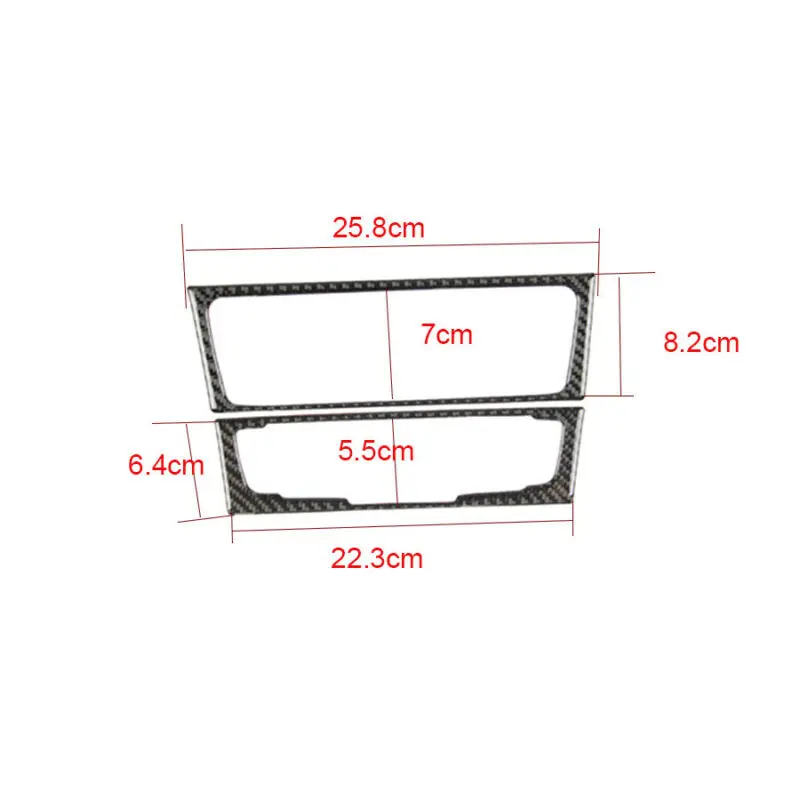 Автомобильные CD панели накладка из углеродного волокна для A4 B8 A5 2010- аксессуары