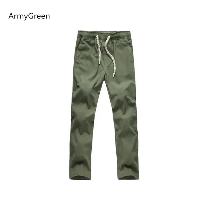 Green Многоцветные Модные мужские повседневные брюки, льняные брюки, пляжные брюки, мужские повседневные штаны, повседневные модные брюки с эластичной резинкой на талии, большие размеры - Цвет: Green