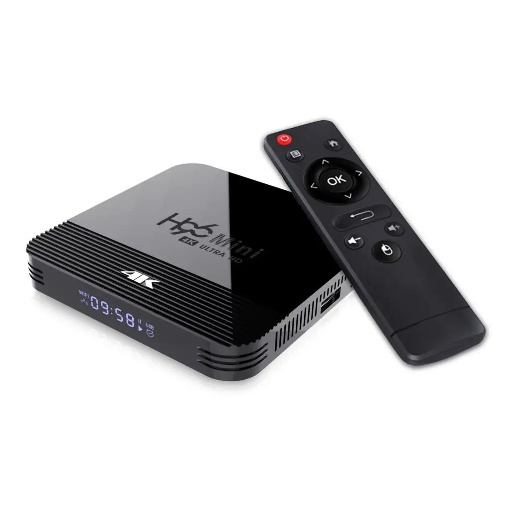 H96 мини H8 Android 9,0 ТВ приставка RK3228A 28nm четырехъядерный A7 2,4G/5G Wifi BT4.0 4K HD приставка Google плеер Youtube медиаплеер