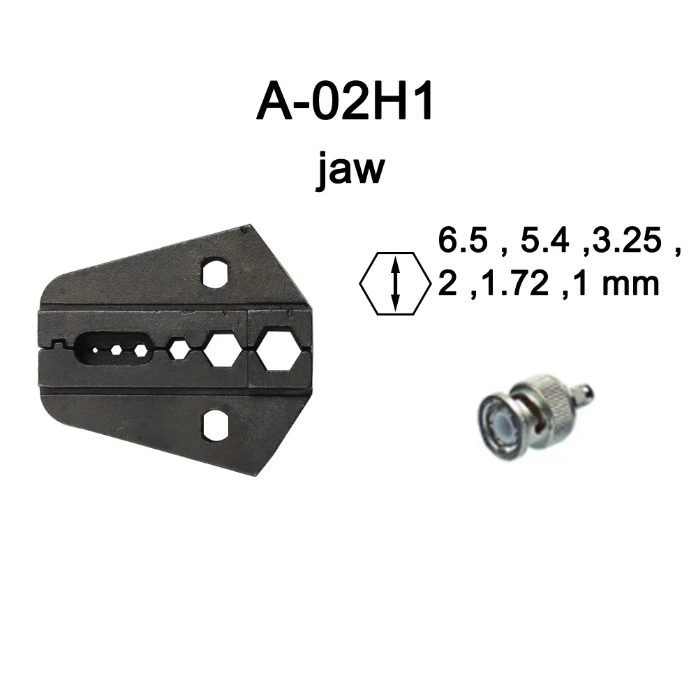 A06WF2C A16WF A02H1 A03C штампы наборы для HS HS-06WF2C FSE-06WF2C AM-10 EM-6B1 EM-6B2 обжимной Пилер обжимной станок модули челюсти - Цвет: A02H1
