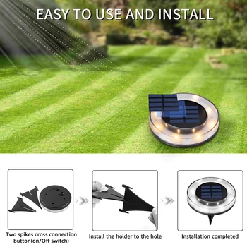 

Buried Ground Lamp Automatic Sensor Torch Outdoor Landscape Waterproof
