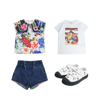 

Pre-sale ZMHYAOKE Spring Summer Cotton Mp Series Thanksgiving Girls Soft Knitted Sweater Suit Toddler Girls Clothing Set