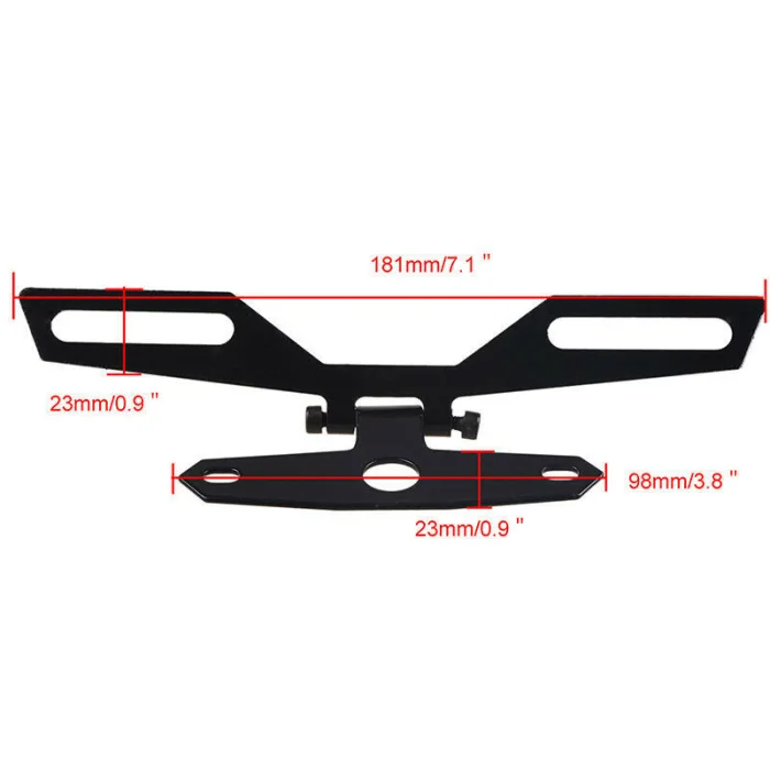 Мотоцикл откидной номерной знак Eliminator Кронштейн регулируемый задний светильник держатель C44