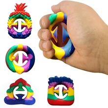 Jouets à main en Silicone pour soulager le Stress, Anti anxiété, simples, Fidget, sensoriels, cadeaux 