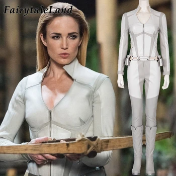 

Legends of Tomorrow White Canary Cosplay Costume Carnival Halloween Costumes for adult Women Sara Lance Jumpsuit Sexy Costume