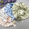 Double Layer High Quality Luxury 100 Silk Mulberry Sleeping Cap Hair Bonnet For Sleeping Silk Bonnet For Sleeping Curly Hair 1