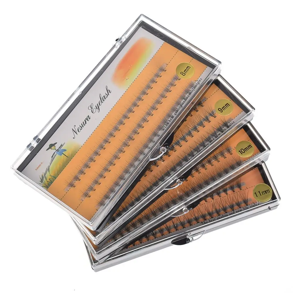 

Long 10D 0.07 C Black Individual Wave Mink Eyelashes Extension False Eye Lashes Makeup Individual Cluster soft Free Shipping