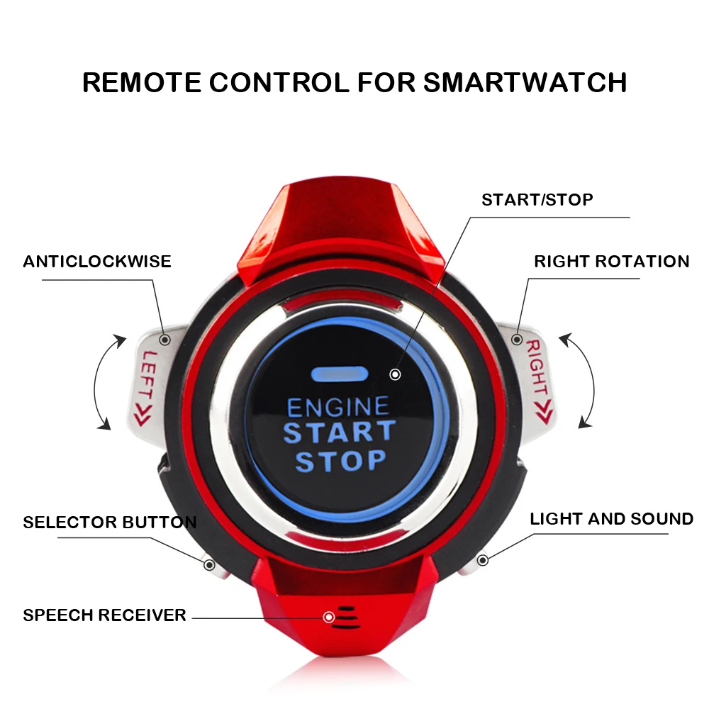 Умные часы RC автомобиль Голосовое управление игрушки с дистанционным