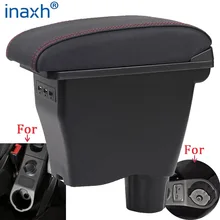 Accoudoir pour voiture intelligente fortwo, boîte d'accoudoir, pièces de rénovation, boîte de rangement intérieure 3USB, installation Simple