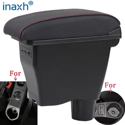 Descanso de braço para smart fortwo, descanso de braço para carro inteligente, fácil instalação, com 3usb, peças de armazenamento