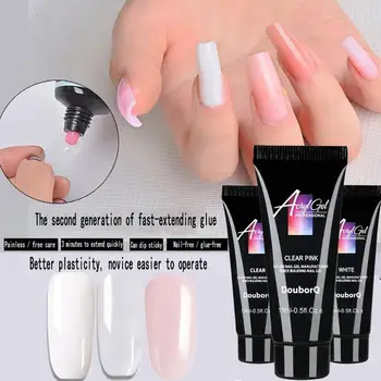 

Fashion Manicure Set Quick Poly Building Gel UV Nail Nail Full Kit DIY Lamp Art Tools Set LED D1P7