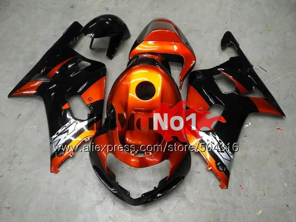 Средства ухода за кожей для SUZUKI GSXR 600 750 CC GSXR600 2001 2002 2003 белый черный 14MC. 74 GSXR750 GSX-R600 01 03 GSXR-600 K1 01 02 03 обтекатель - Цвет: No. 5 Orange