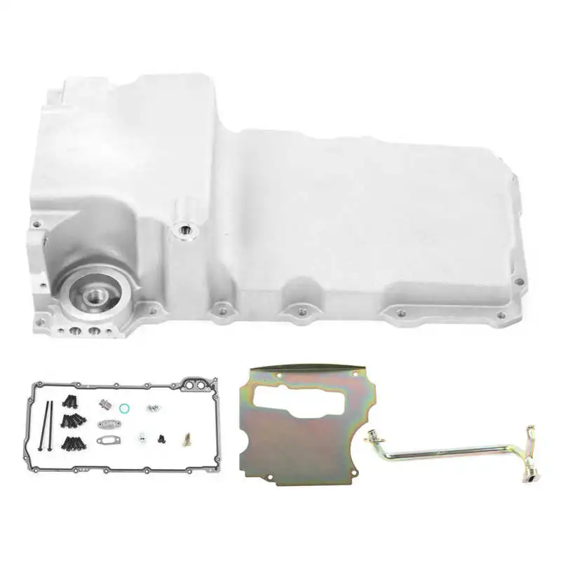 Stainless Steel Oil Pan Kit 4.250in Maximum Stroke With Mounting Parts