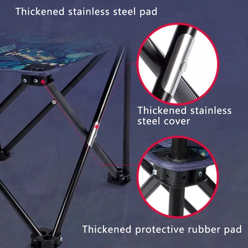 Hot Sale Summer Outdoor Portable Folding Oxford Beach Chair High Strength Camping Fishing Chair