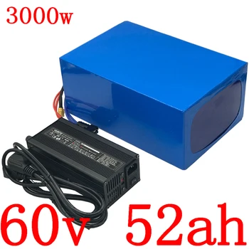 Günstig 60V Batterie 60V 30AH 35AH 40AH 45AH 50AH Elektrische Fahrrad Lithium-Batterie Pack Für 60V 1500W 2000W 3000W Elektrische Roller Motor