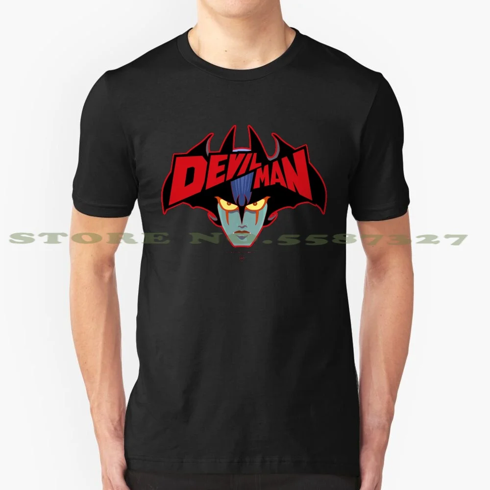 Devilman-аниме Рисунок под заказ Забавный горячая Распродажа футболка Devilman Go Нагаи