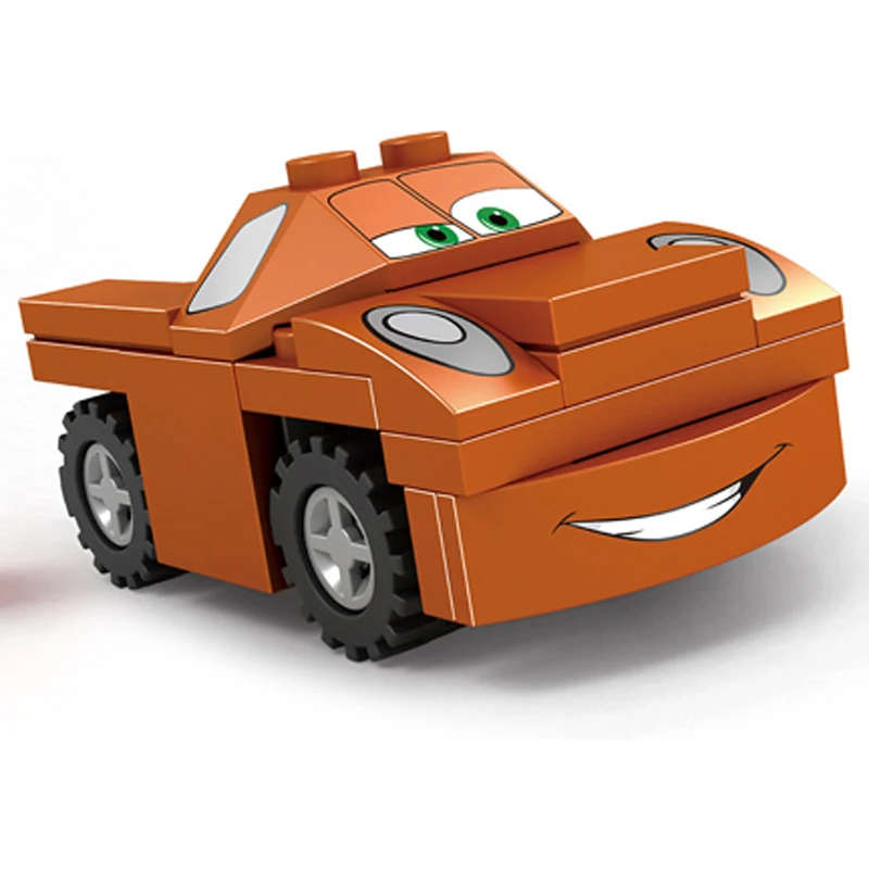 

Color Random 8 Style Racing Car Building-block Toys Compatible with Legoinglys DIY Educating Children Christmas Gifts