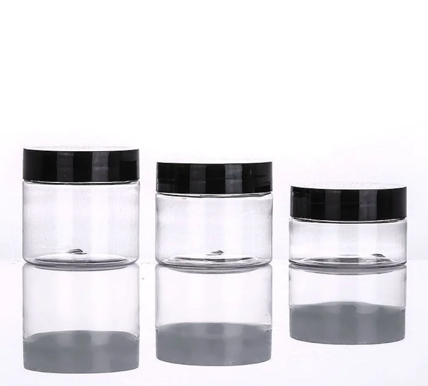 Mini Pot En Plastique Transparent Avec Couvercle Rose: Idéal Pour Le Stockage De Petits Objets