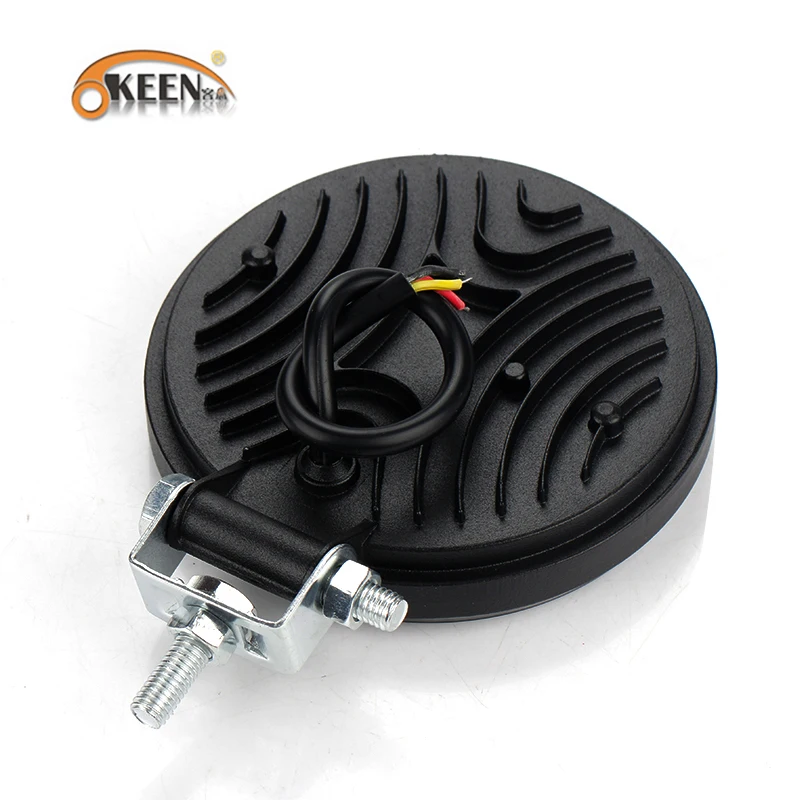 OKEEN120W 4-дюймовый светодиодный светильник Предупреждение ющий стробоскоп, Вспышка 12 в 24 В, автомобильный Woking светильник, противотуманный светильник для разгрузки, светильник 4x4, грузовик, внедорожник