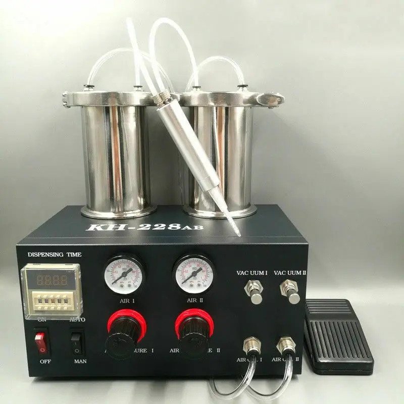 Полуавтоматический цифровой дозатор клея для AB Клей Эпоксидной Смолы 220V