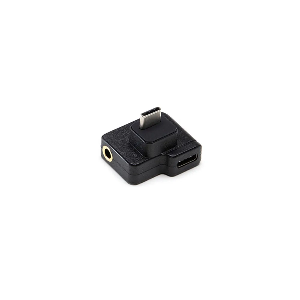 Двойной USB C до 3 5 мм Mic микрофонный аудио адаптер для DJI OSMO экшн Камера Поддержка