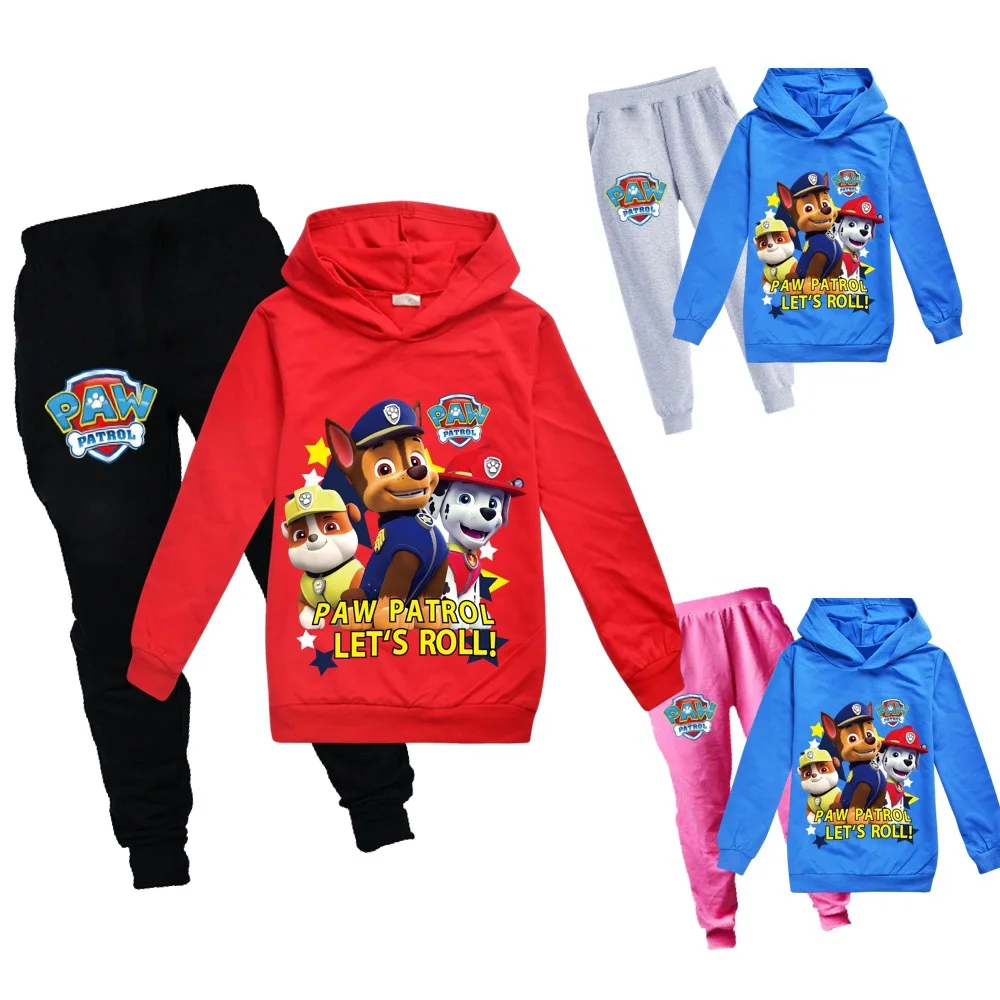Брендовые Детские толстовки и штаны для мальчиков девочек детская одежда с